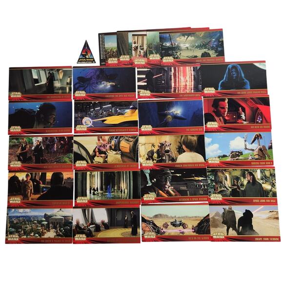 Topps Star Wars Episode 1 Widevision Series 1 Trading Cards Lot Of 27 1999 NM - Picture 1 of 4